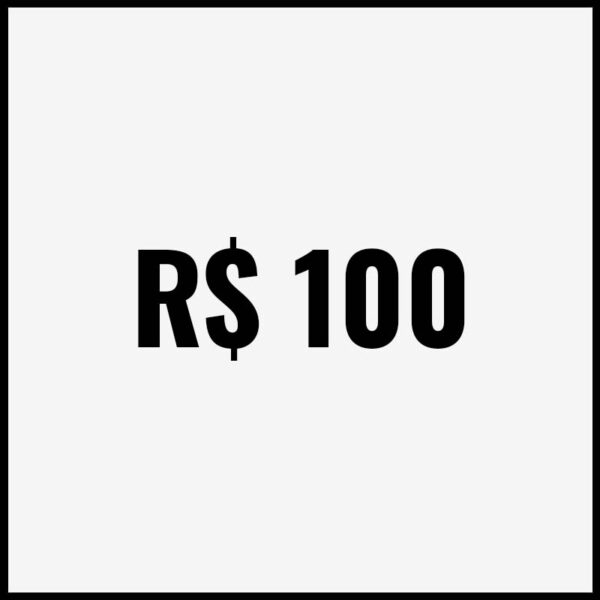 Doação R$ 100,00